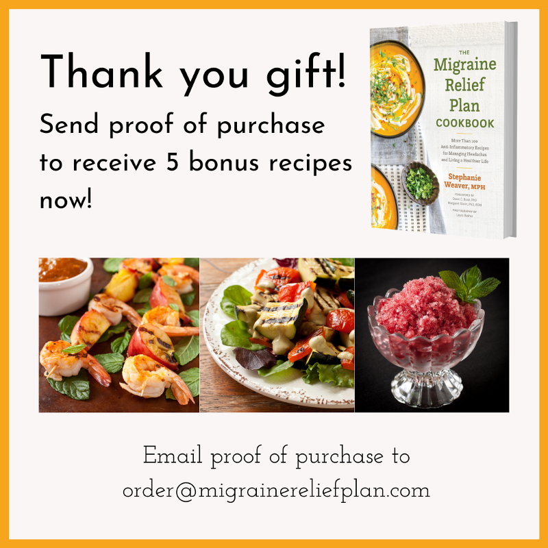 migraine-relief-plan-cookbook-free-recipes Migraine Relief Plan Cookbook: 5 Free Recipes